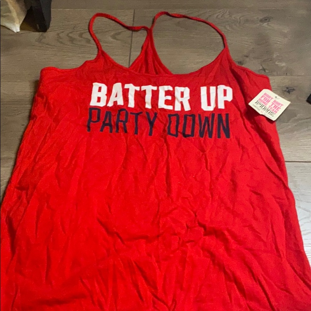 New PINK RED SOCKS TANK LIMITED EDITION